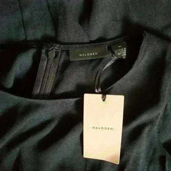 Halogen Black A-Line Sleeveless Dress - Picture 10 of 10